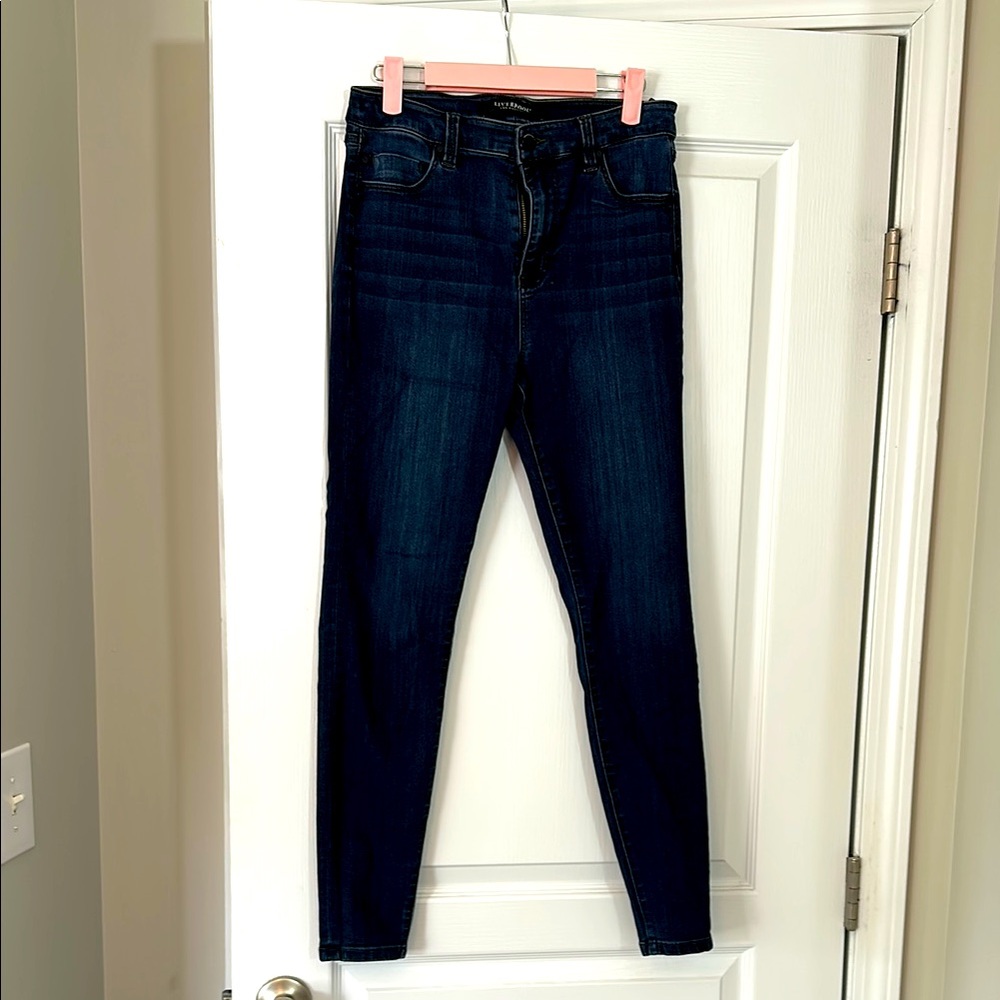 Liverpool 8/29 High Rise Dark Indigo Jeans